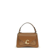 Coccinelle C-Me Small Handbag in Smooth Brown Leather