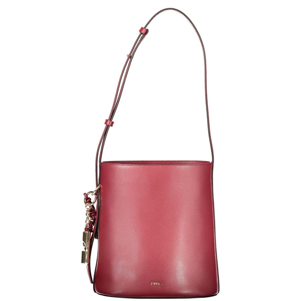 Furla Red Leather Women Bag