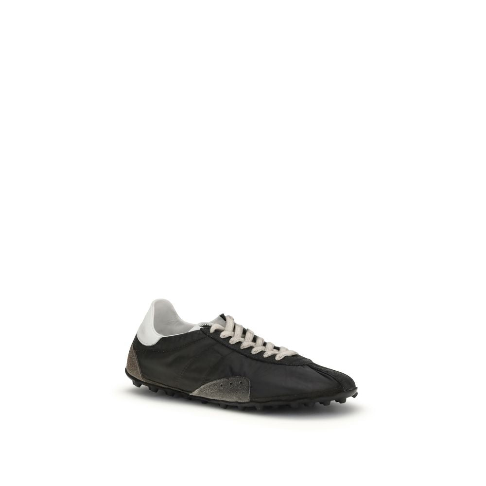 Maison Margiela Sprinters Sneakers in Multicolor Nylon with Distressed Effect