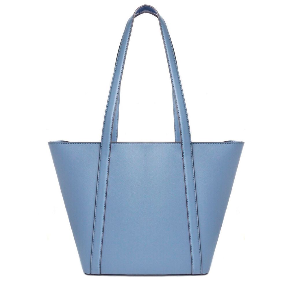 Michael Kors Pratt Large Tote in Denim Blue Canvas