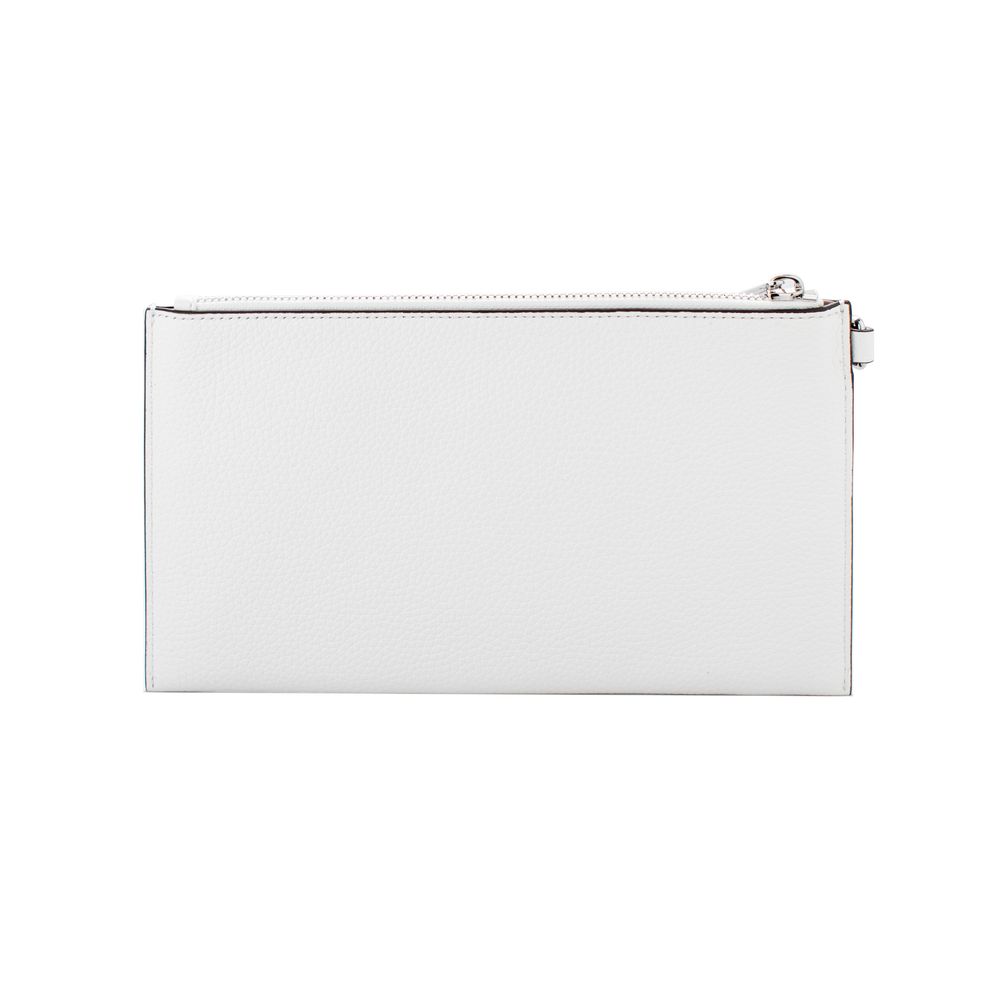 Michael Kors Jet Set Travel White Leather Wristlet