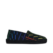 Valentino Garavani Espadrillas Canvas Nere Logo VLNT Multicolor
