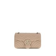 Gucci GG Marmont Medium Shoulder Bag in Chevron Matelassé Lambskin