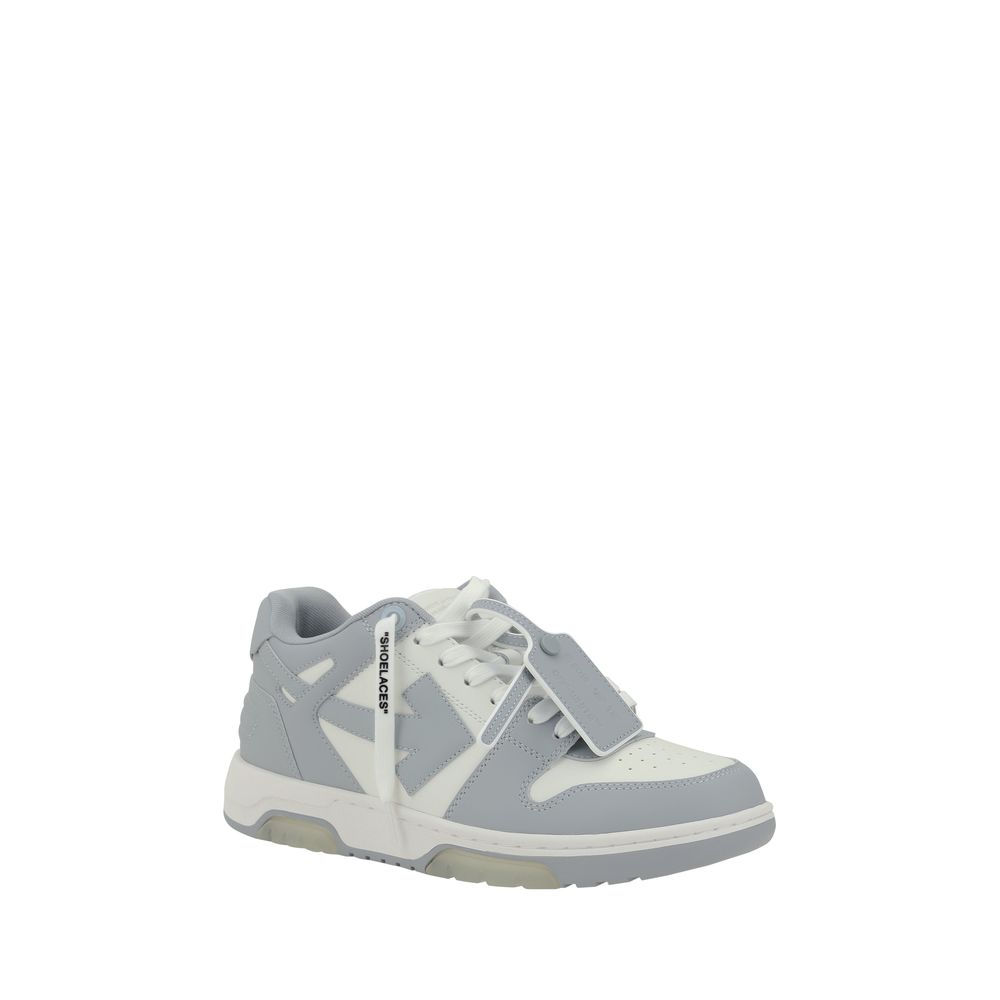 Sneakers Off-White Out Of Office Grigie in Poliestere e Pelle