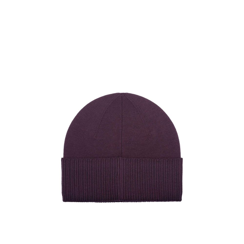 Givenchy Men's Multicolor Wool Beanie Hat with Ribbed Edge and Embroidered Logo
