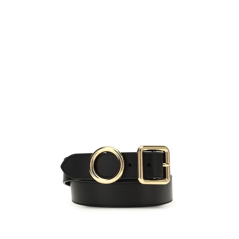 Jacquemus Black Calf Leather Bos Taurus Regular Belt