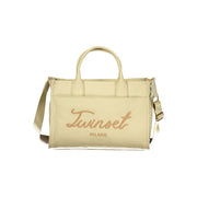 Twinset Beige Cotton Women Handbag