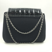 Chanel Chocolate Bar Patent Leather Shoulder Bag