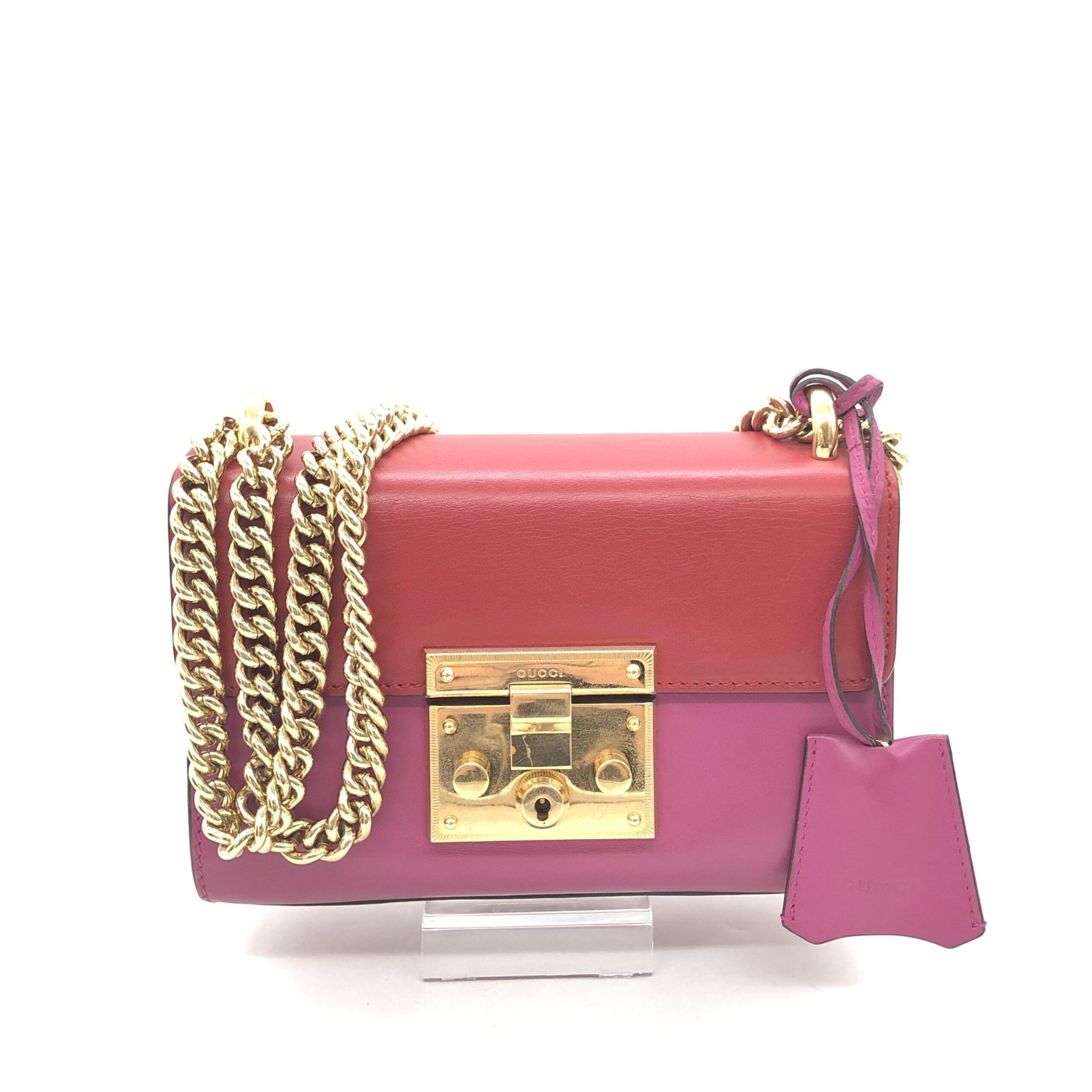 Gucci Padlock Crossbody Shoulder Bag In Pink