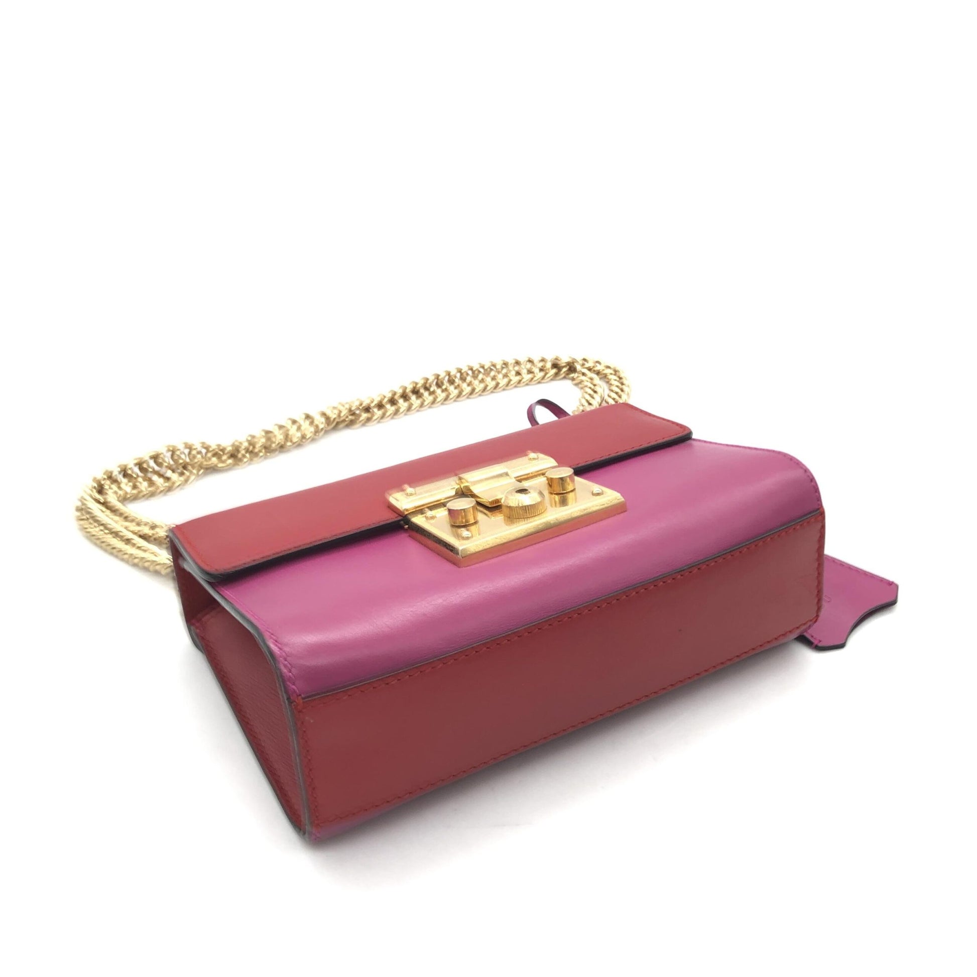 Gucci Padlock Crossbody Shoulder Bag In Pink