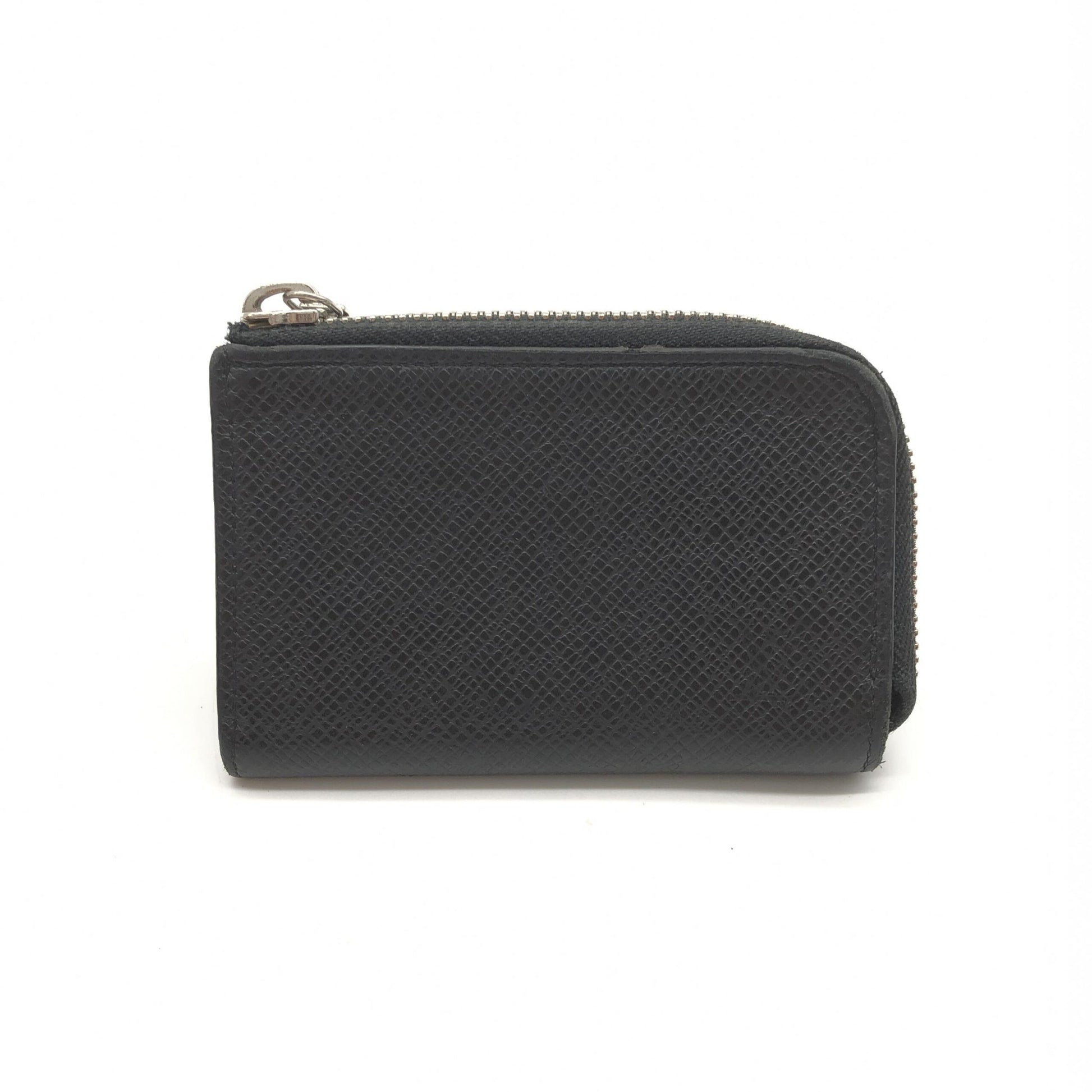 Louis Vuitton Taiga Zippy Coin Purse In Black