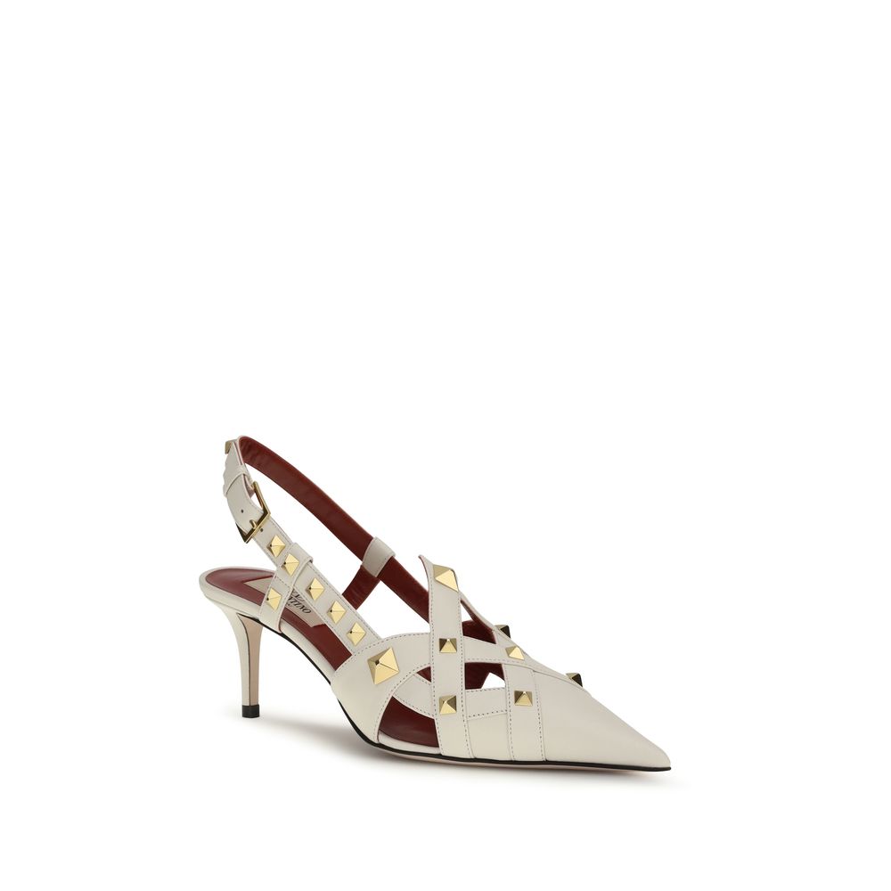 Valentino Garavani Beige Goatskin Pumps