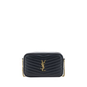 Saint Laurent Black Calf Leather Bos Taurus Shoulder Bag