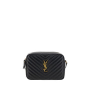 Saint Laurent Black Calf Leather Bos Taurus Shoulder Bag