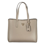 Guess Jeans Grigio Poliuretano Women's Handbag