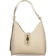 Furla Beige Leather Women Handbag