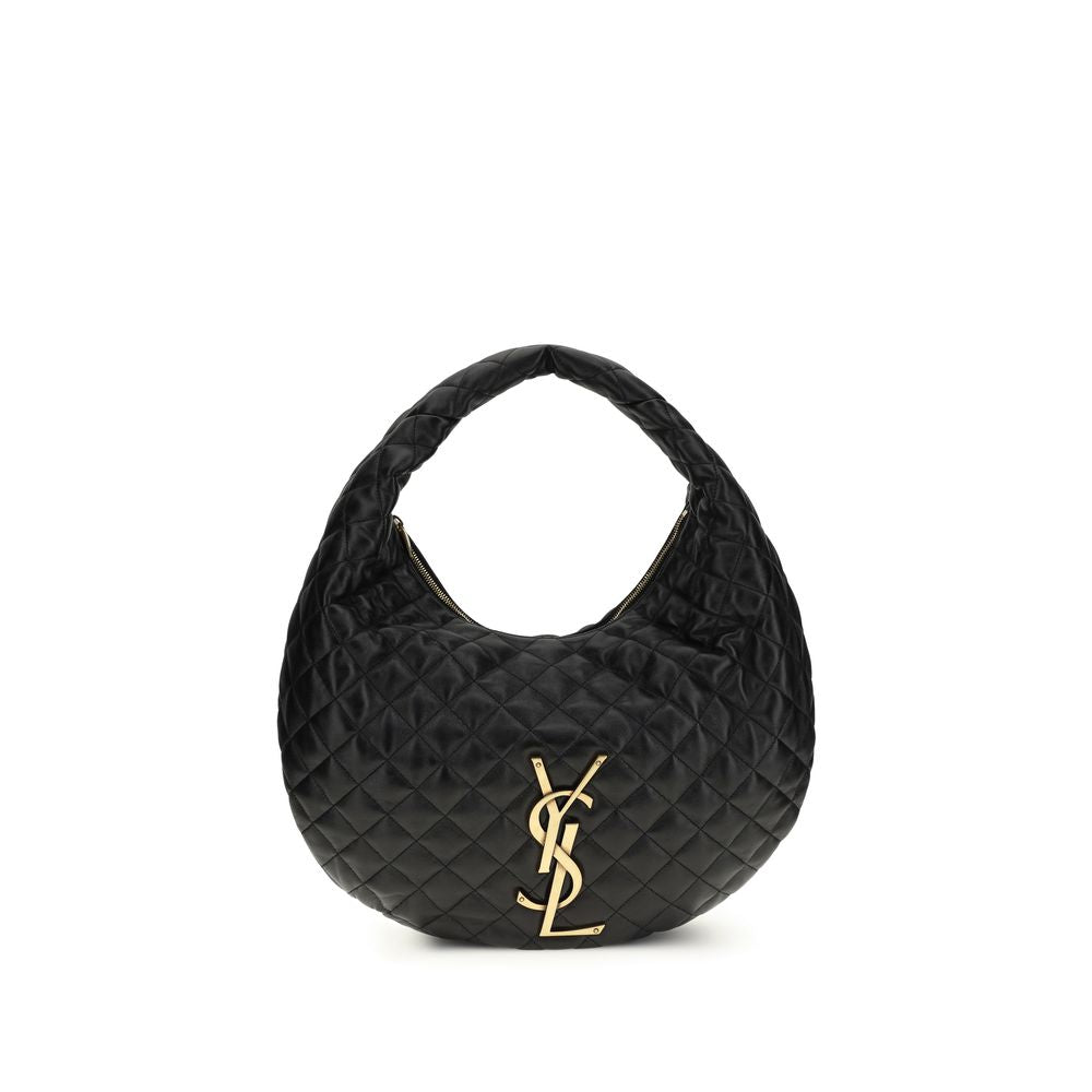 Saint Laurent Black Lamb Ovis Aries Aries Shoulder Bag