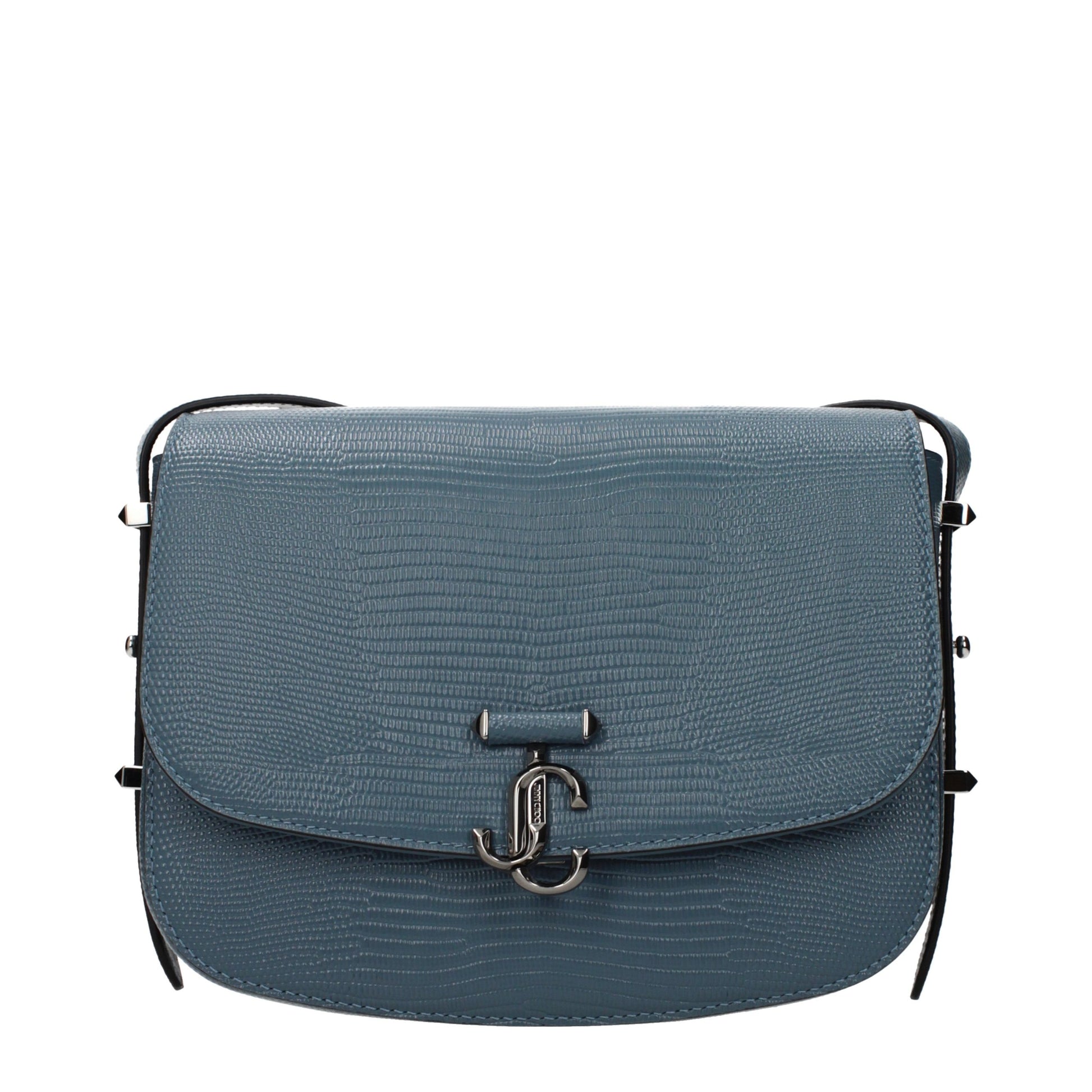 Jimmy Choo Blue Leather Crossbody Bag