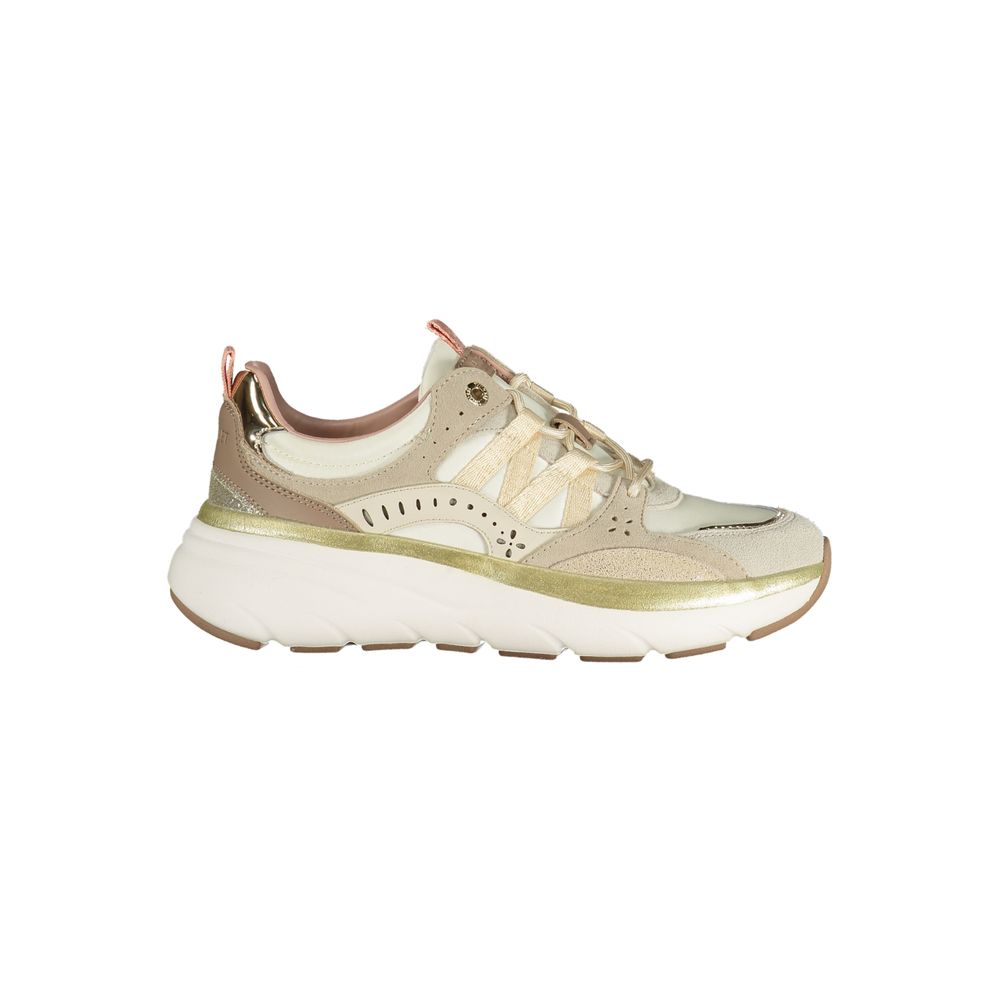 Twinset Beige Polyurethane Women Sneaker