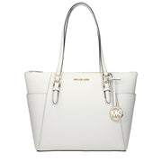 Michael Kors White Leather Shoulder Bag
