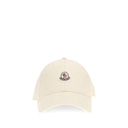 Moncler Beige Cotton Cap (Baseball Hat)