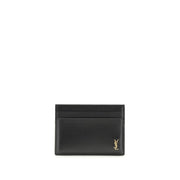 Saint Laurent Black Calf Leather Bos Taurus Wallet