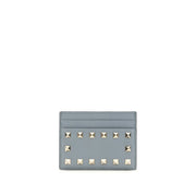 Valentino Garavani Blue Calf Leather Bos Taurus Wallet