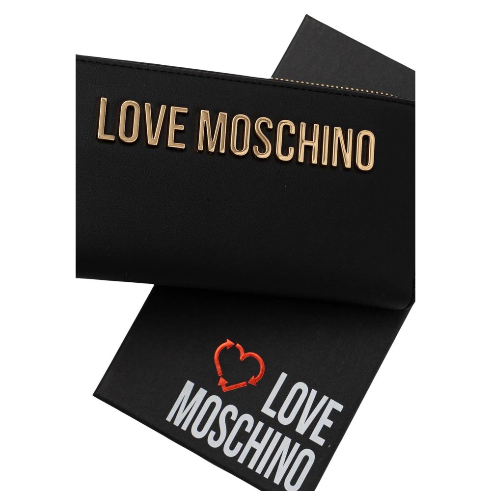 Love Moschino Black Polyethylene Wallet