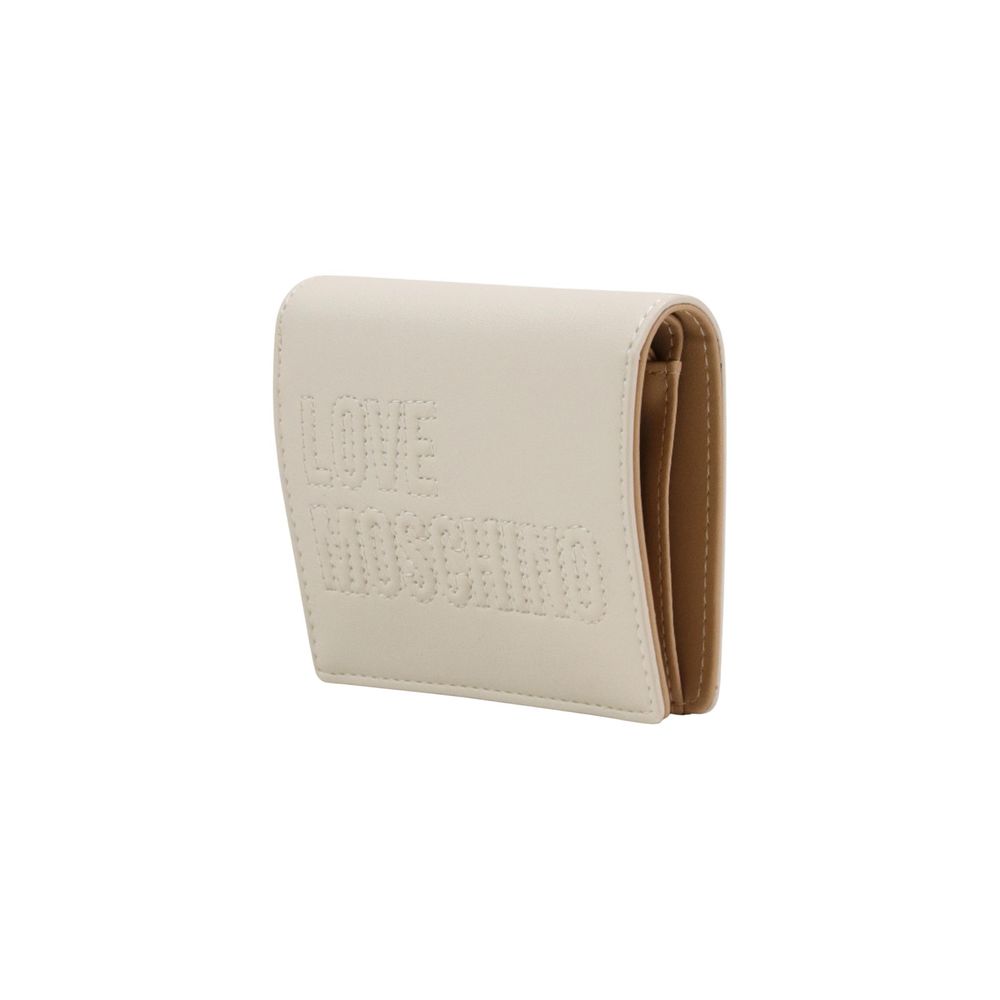 Love Moschino Beige Polyethylene Wallet