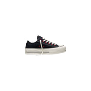 Converse Black Fabric Platform Sneakers