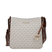 Michael Kors Beige Fabric Crossbody Bag