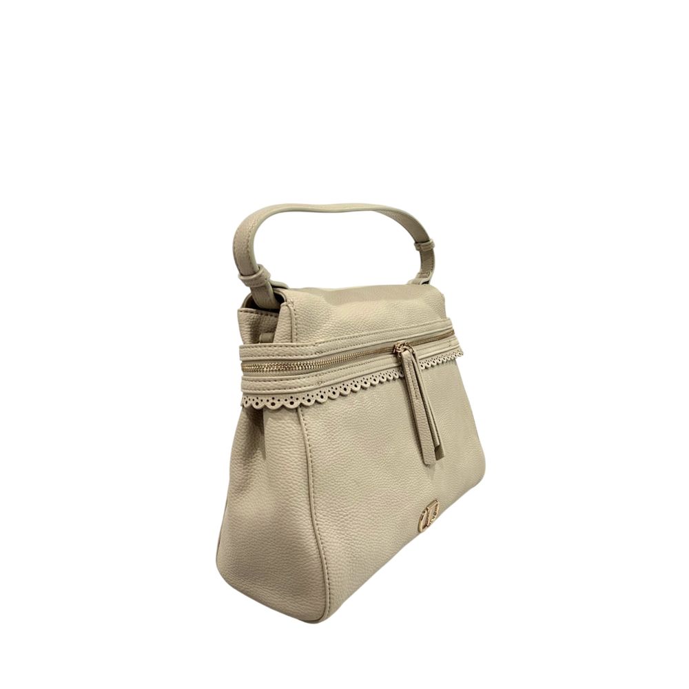 Twinset Beige PU Women Handbag