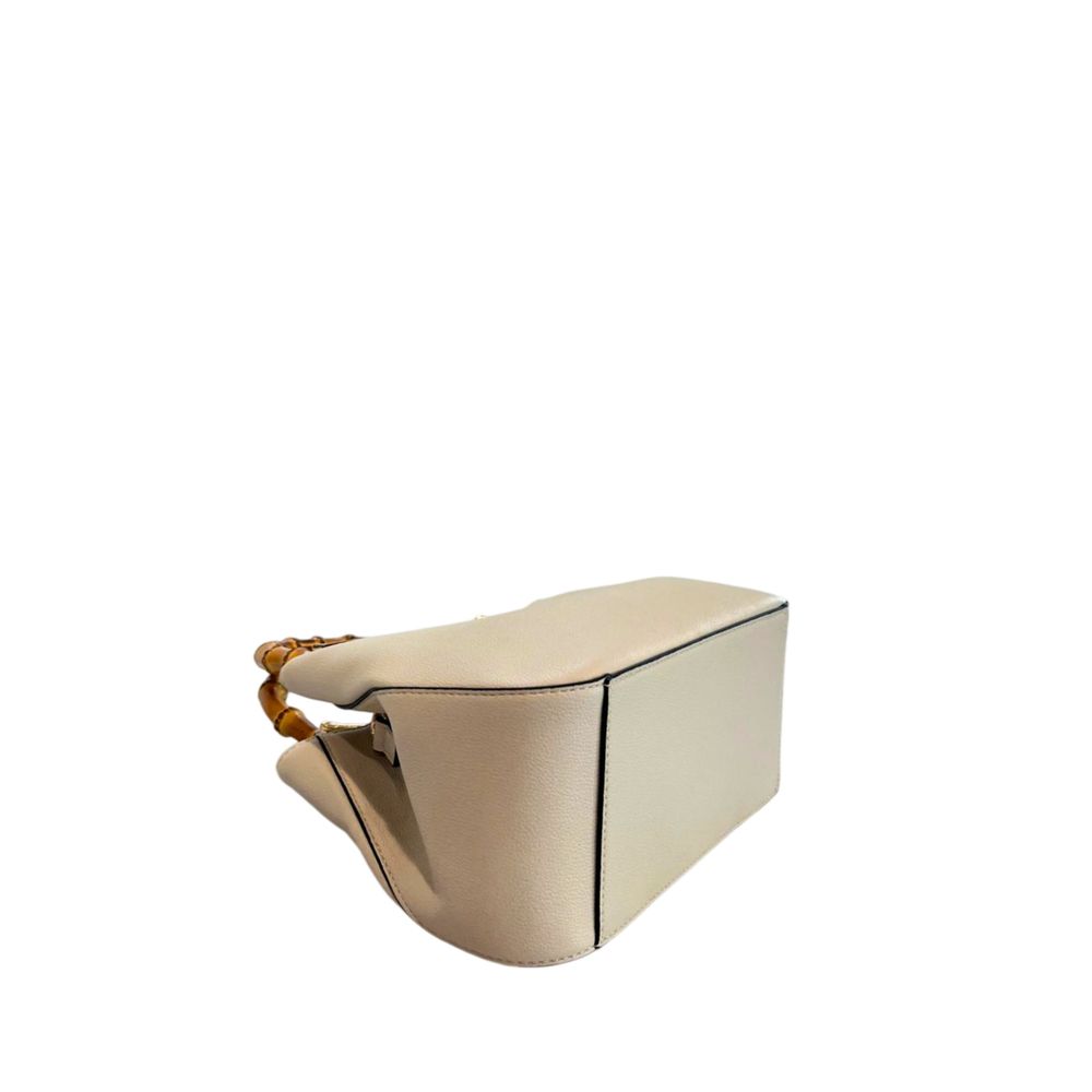 Twinset Beige PU Women Handbag
