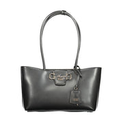 Guess Jeans Nero Poliuretano Woman Handbag