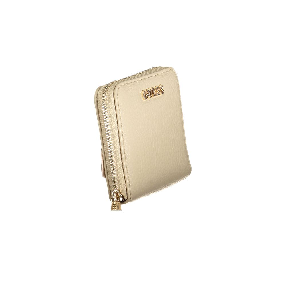 Guess Jeans Beige Polyurethane Women Wallet