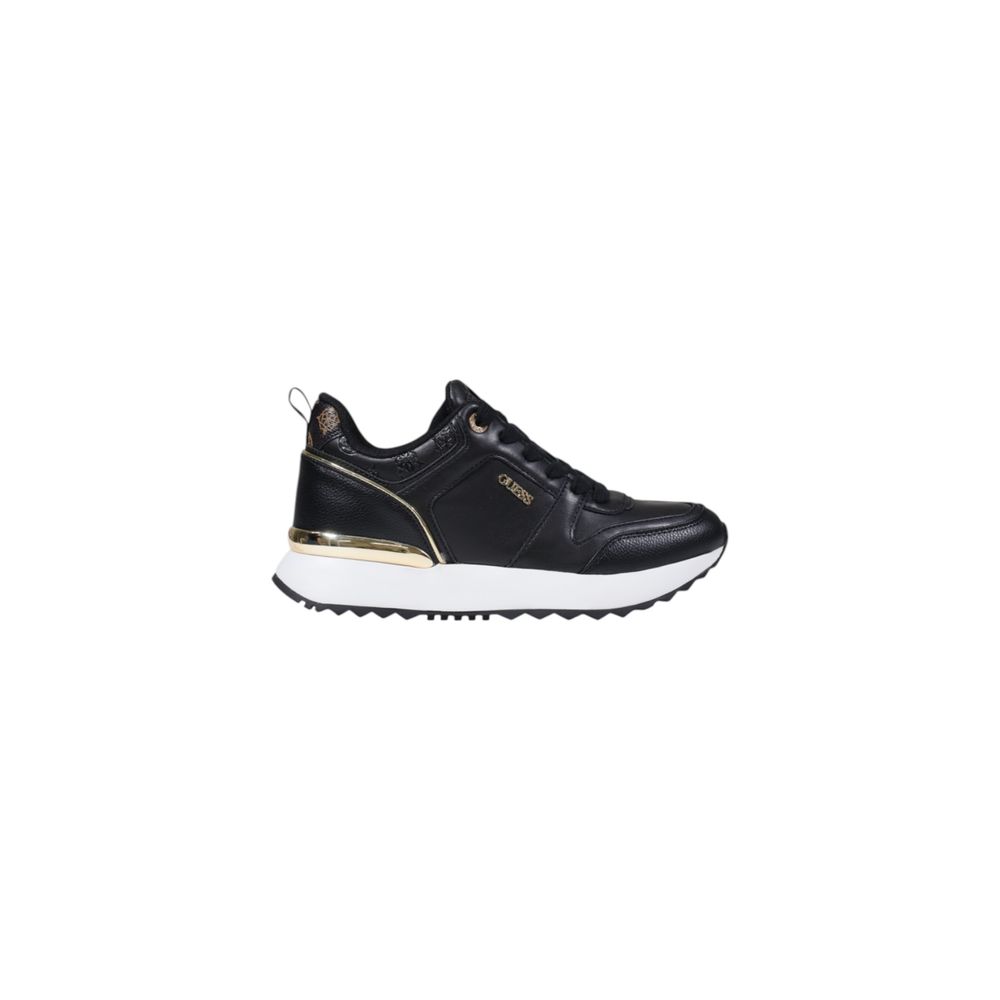 Guess Black Polyethylene Low Top Sneakers