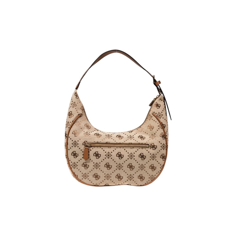 Guess Beige Polyester Handbag