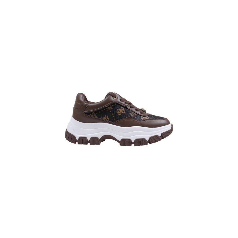 Guess Brown Polyethylene Chunky Sneakers