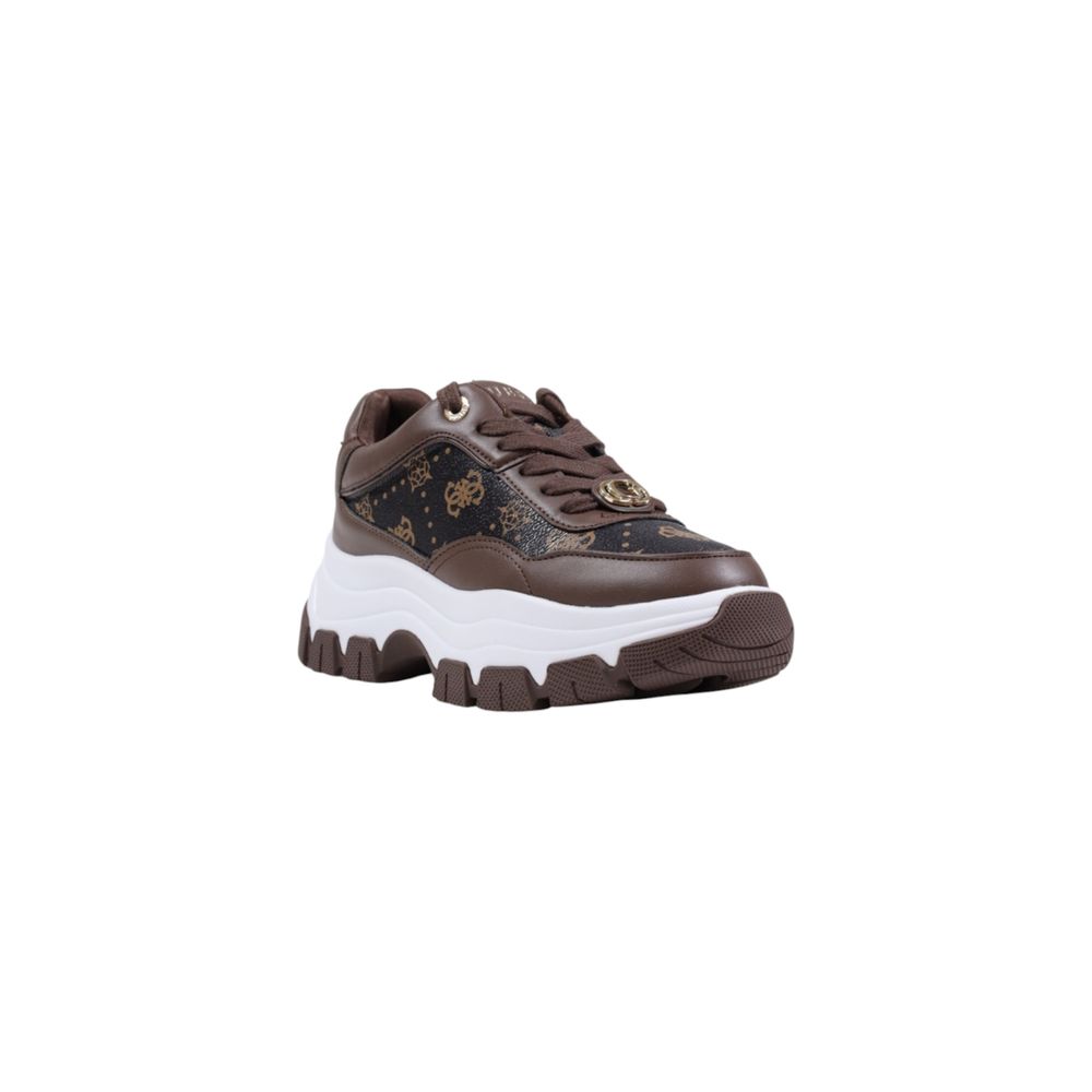 Guess Brown Polyethylene Chunky Sneakers