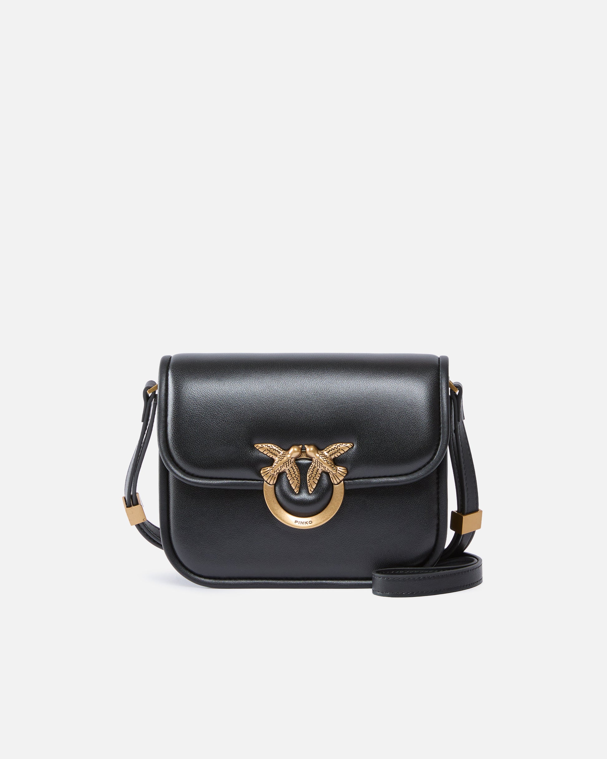 Borsa a tracolla Pinko Mini in pelle nera