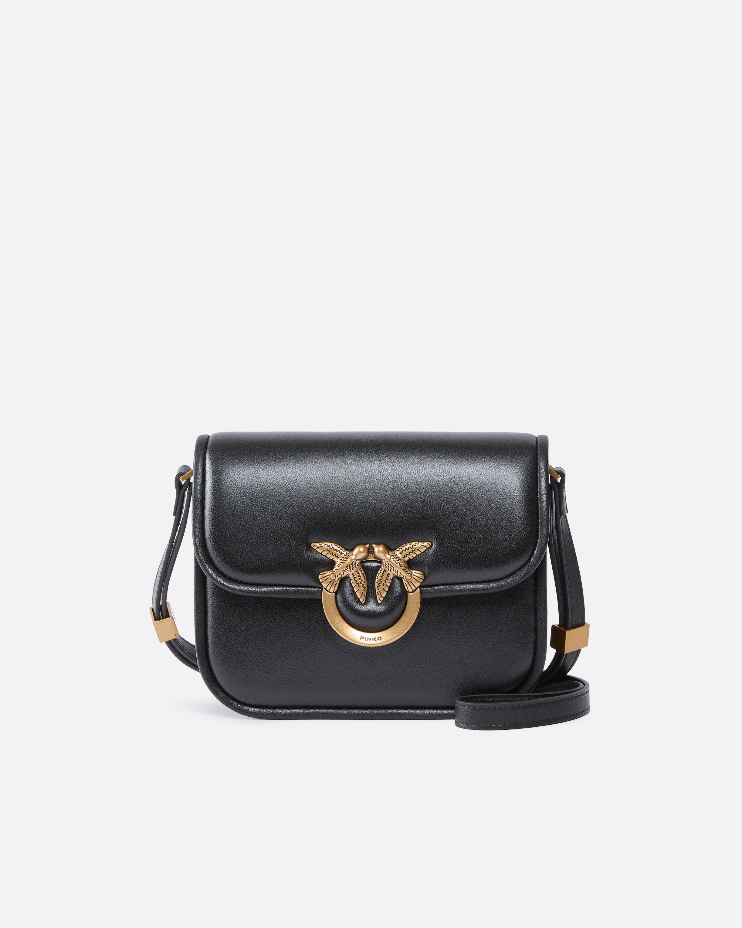 Borsa a tracolla Pinko Mini in pelle nera