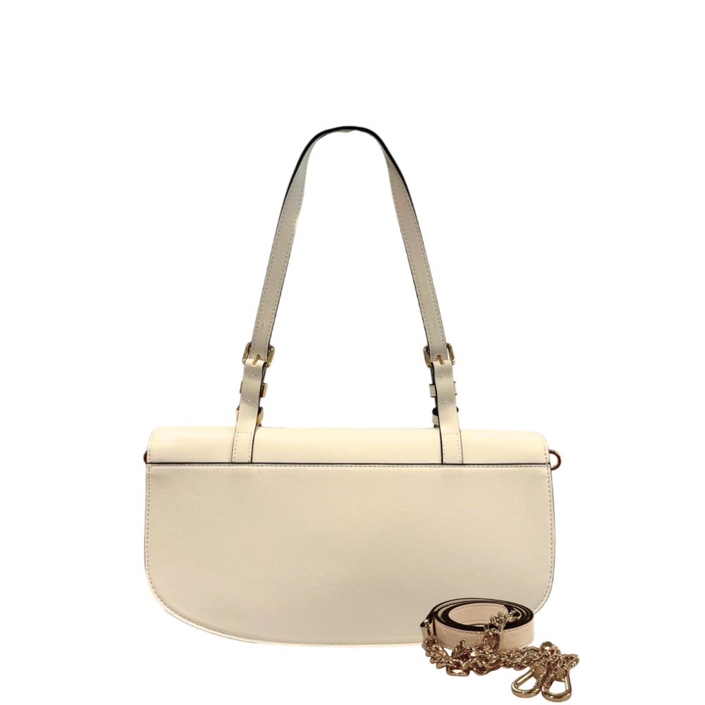 Twinset White PU Women Shoulder Bag