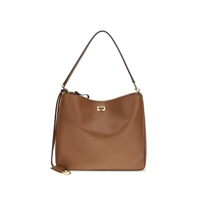 Balenciaga Beige Calf Leather Bos Taurus Shoulder Bag