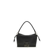 Fendi Black Lamb Ovis Aries Aries Shoulder Bag