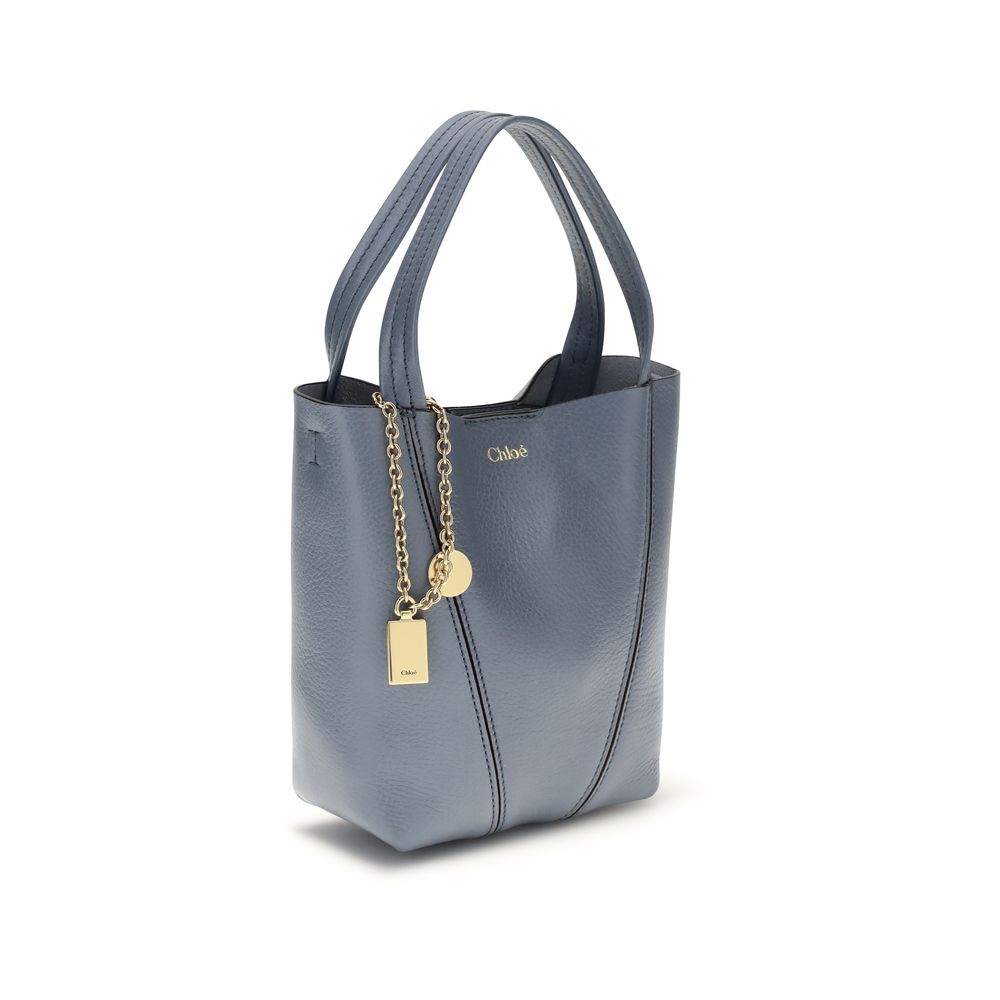 Chlo Blue Calf Leather Bos Taurus Shoulder Bag