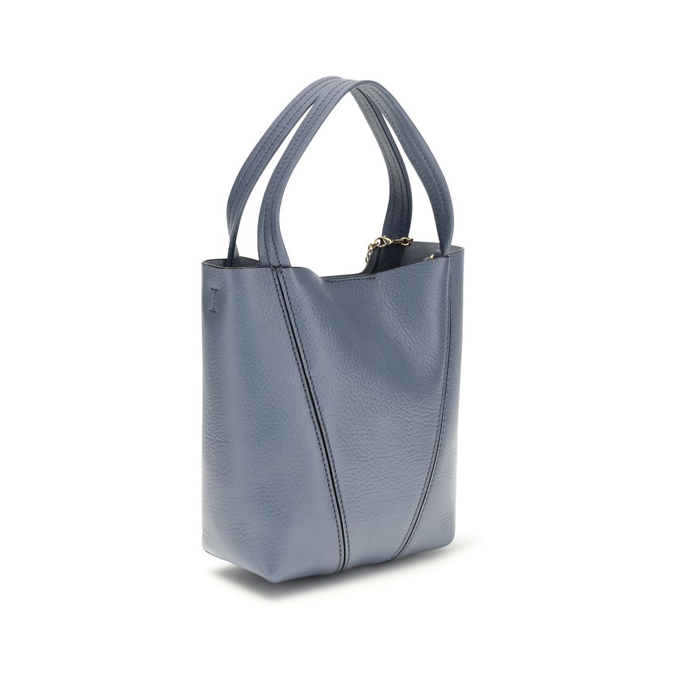 Chlo Blue Calf Leather Bos Taurus Shoulder Bag