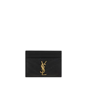 Saint Laurent Black Calf Leather Bos Taurus Wallet
