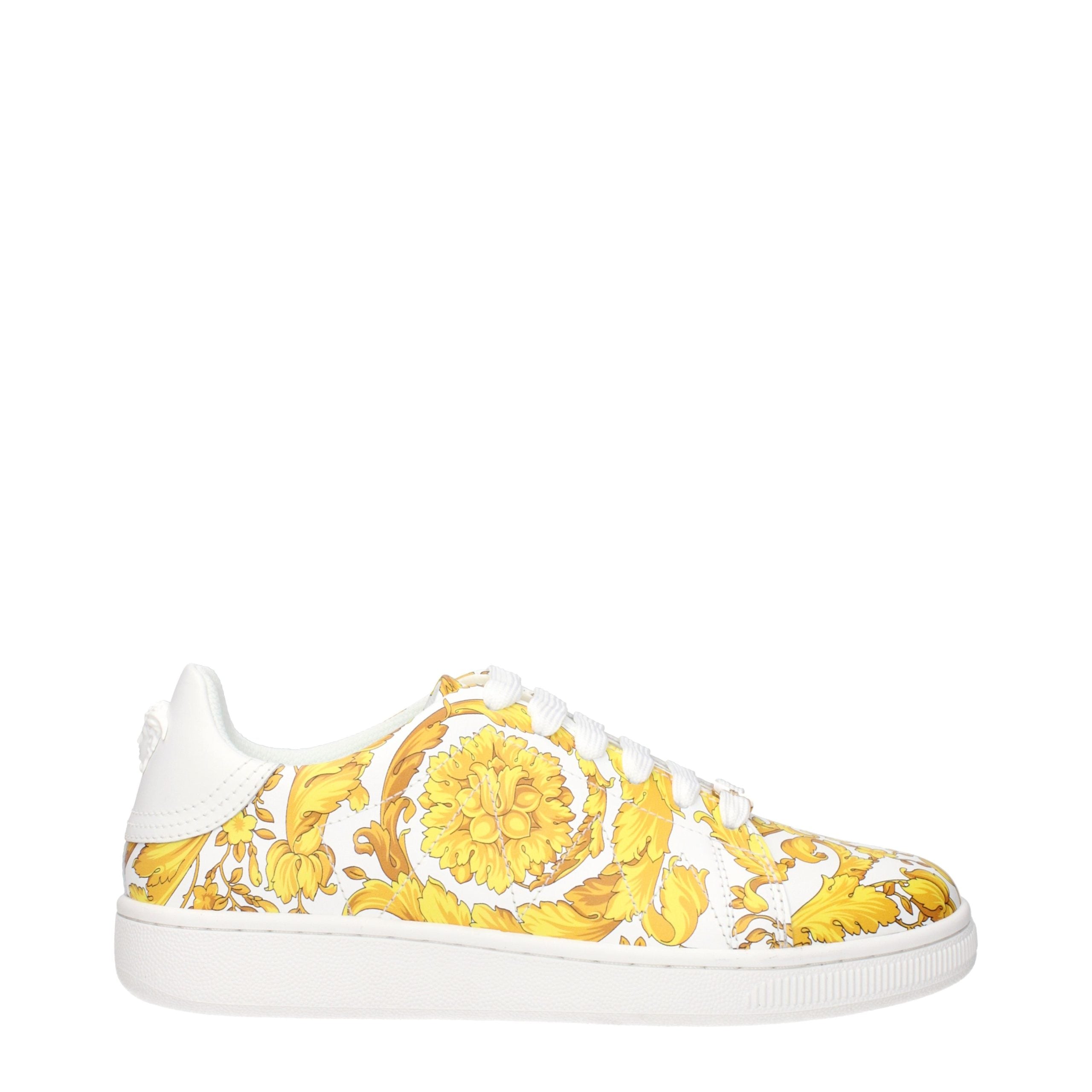 Versace Blue Leather Sneakers