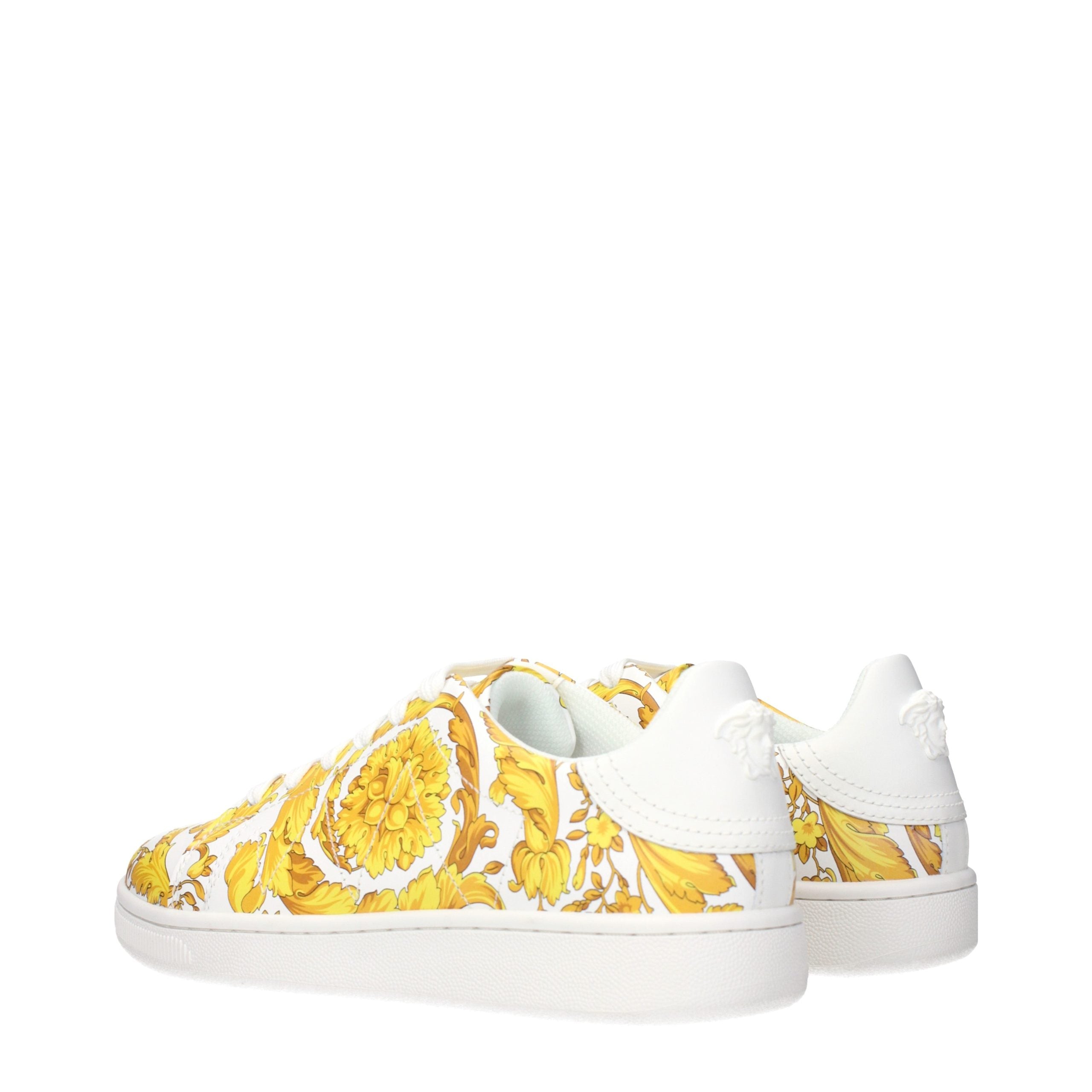 Versace Blue Leather Sneakers