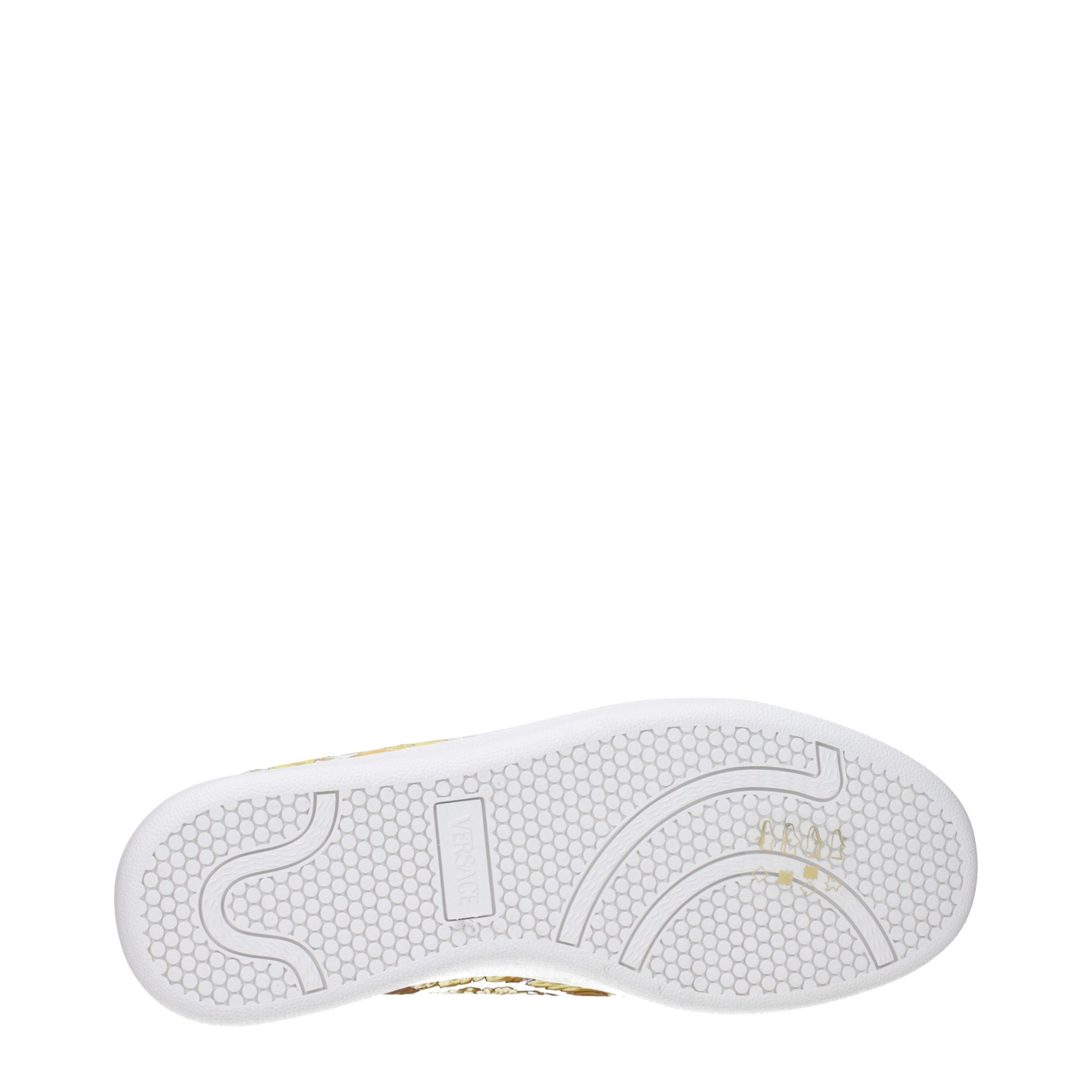 Versace Blue Leather Sneakers